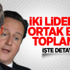 Davutoğlu ile Cameron'dan Basın Toplantısı