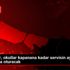 Öğrenciler, okullar kapanana kadar servisin aynı koltuğunda ... Öğrenciler, okullar kapanana kadar servisin aynı koltuğunda ...