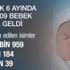 2021'in ilk 6 ayında 507 bin 909 bebek dünyaya geldi! İşte en çok tercih edilen isimler