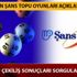 Şans topu 10 Nisan sonuçları! 10 Nisan Şans topu çekiliş sonuçları sorgulama ekranı!