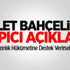 Bahçeli'den 'AK Parti'ye Destek' Açıklaması Bahçeli'den 'AK Parti'ye Destek' Açıklaması