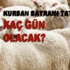 Kurban Bayramı tatili kaç gün sürecek?