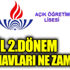 ﻿Açık Öğretim Lisesi 2. dönem sınavları ne zaman. AÖL 2.dönem kayıt yenileme nasıl yapılır