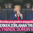 Trump su içerken zorlandı Trump su içerken zorlandı