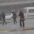 Taksim'de kuvvetli kar başladı Taksim'de kuvvetli kar başladı