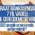 Ziraat Bankası'ndan büyük fırsat! 7 yıl vadeli 2 yıl geri ödemesiz kredi müjdesi! 2021 seracılık ve sera kredisi şartları nelerdir?