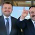 AK Parti Antalya İl Başkanı Taş, kendisinin 'Rabia' MHP İl Başkanı Aksoy'un ise 'Bozkurt' işareti yaptığı fotoğrafı paylaştı