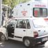 Direksiyon başında rahatsızlanan sürücü kaza yaptı Direksiyon başında rahatsızlanan sürücü kaza yaptı