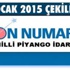 MPİ On Numara 05.01.2015 çekiliş sonuçları ve kazanan numaralar