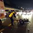 Haliç Köprüsü’nde motosiklet otomobile çarptı: 2 yaralı