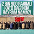 Kato Dağı'nda bayram namazı kılındı Kato Dağı'nda bayram namazı kılındı