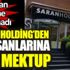 ﻿Saran Holding'den çalışanlarına şok mektup