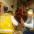 Ambulansta lahmacun ziyafeti