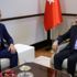 Cumhurbaşkanı Yardımcısı Oktay, Özbekistan Yatırım ve Dış Ticaret Bakanı Umrzakov'u kabul etti
