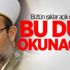 Bütün ışıklar açık olacak! Bu dua okunacak