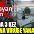 ﻿Aşı olmayan kadın11 ayda 3 kez korona virüse yakalandı