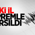 İki İl Depremle Sarsıldı İki İl Depremle Sarsıldı