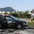 Antalya'da 4 aracın karıştığı trafik kazası MOBESE kamerasına yansıdı Antalya'da 4 aracın karıştığı trafik kazası MOBESE kamerasına yansıdı