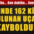 İçinde 162 kişi bulunan uçak kayboldu