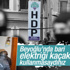 HDP'nin Beyoğlu ofisinde kaçak elektrik kullanılıyor