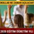2019 yılı okullar ne zaman açılacak? 2019 ve 2020 eğitim öğretim yılı takvimi belli oldu!