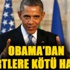 Obama'dan Kürtlere kötü haber