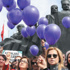 Şiddete Mor balonlu tepki Şiddete Mor balonlu tepki