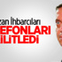 Uzan İhbarcıları Telefonları Kitledi Uzan İhbarcıları Telefonları Kitledi