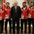 Cumhurbaşkanı Erdoğan, 2018 Kış Olimpiyatları'na katılacak sporcuları kabul etti
