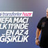 Galatasaray'da yeni transferler St. Johnstone maçına hazır