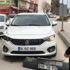 Otomobile çarptı, plakanın olduğu tamponu olay yerinde bırakıp kaçtı Otomobile çarptı, plakanın olduğu tamponu olay yerinde bırakıp kaçtı