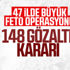 İzmir merkezli 47 ilde FETÖ operasyonu: 148 gözaltı kararı İzmir merkezli 47 ilde FETÖ operasyonu: 148 gözaltı kararı