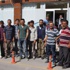 Aksaray'da inşaat işçilerinin ücret eylemi