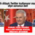 Binali Yıldırım: Vurur yüze ifadesi..