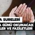 Cuma günü okunacak sureler nelerdir? Cuma sureleri nelerdir? Cuma günü okunacak sureler nelerdir? Cuma sureleri nelerdir?