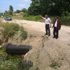 Lapseki Köy Yollarına Menfez Yapılıyor