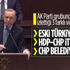 AK Parti grubunda izletilen 3 farklı görüntü