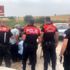 Komşuların taşlı sopalı kavgası!