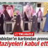 Kral Abdullah'ın taziye töreninde maketli karşılama