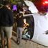 Adana'da otomobil devrildi, araçta sıkışan sürücü zor kurtarıldı