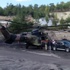 Madene helikopter ile sondaj parçası getirildi