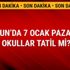 Kar tatili, 7 Ocak Samsun yarın okullar tatil mi Samsun kar tatili açıklaması MEB Valilik son dakika