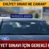 Ehliyet sınavı ne zaman MEB Ehliyet sınav tarihleri 2018 gerekli belgeler evraklar nelerdir