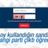 1 Kasım genel seçim sandık oy sorgulama