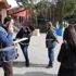 Kula da okul önlerinde huzur uygulaması