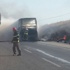 Aydın’da Otobüs Yangını