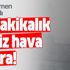 Resmen satışı başladı! 15 dakikalık temiz hava 24 lira! Resmen satışı başladı! 15 dakikalık temiz hava 24 lira!