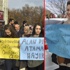 Alan dışı atama kararını protesto ettiler