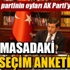 İşte Davutoğlu'nun masasındaki son anket