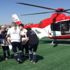 Kalp krizi geçiren kişi hava ambulansıyla hastaneye kaldırıldı